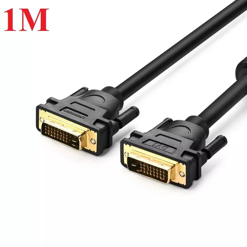 Ugreen 11672 1M màu Đen Cáp tín hiệu DVI 24+1 DV101