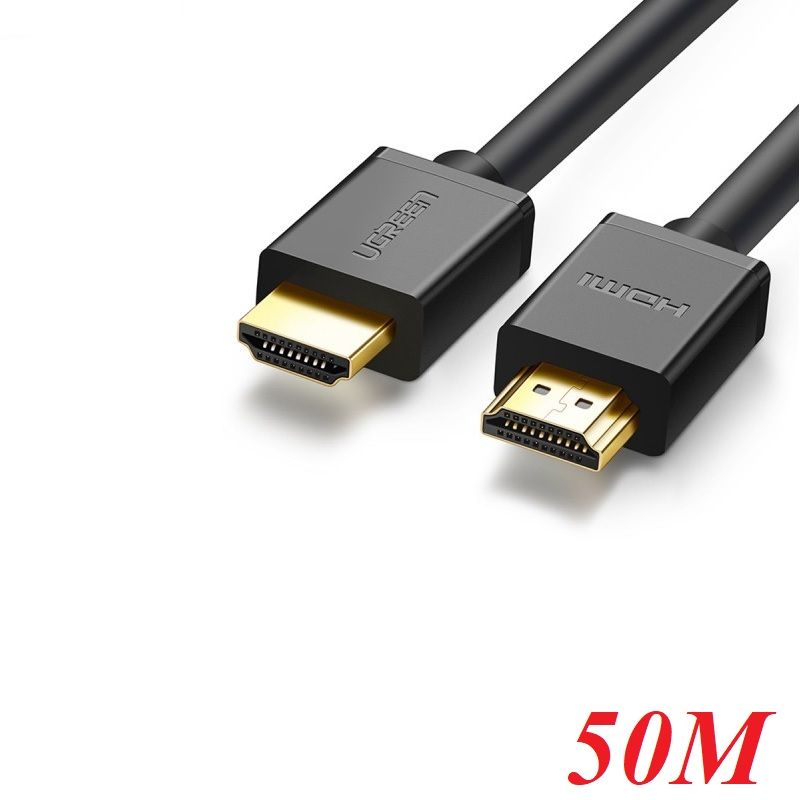 Ugreen 50765 50m Cáp dữ liệu HDMI 1.4 có chipset truyền âm thanh hình ảnh HD104