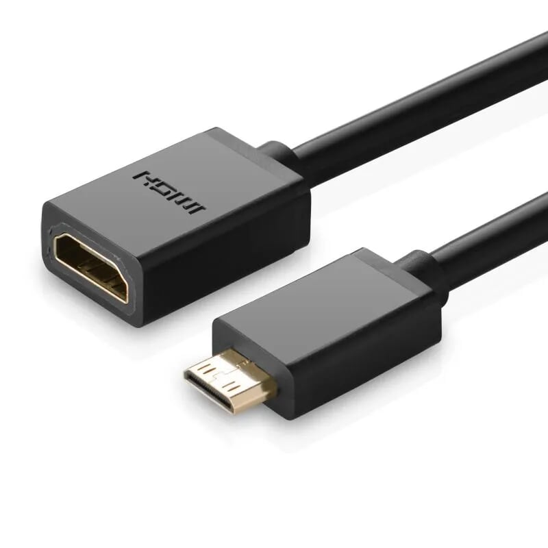 Ugreen 20137 Màu Đen Đầu chuyển đổi Mini HDMI sang HDMI âm 20137