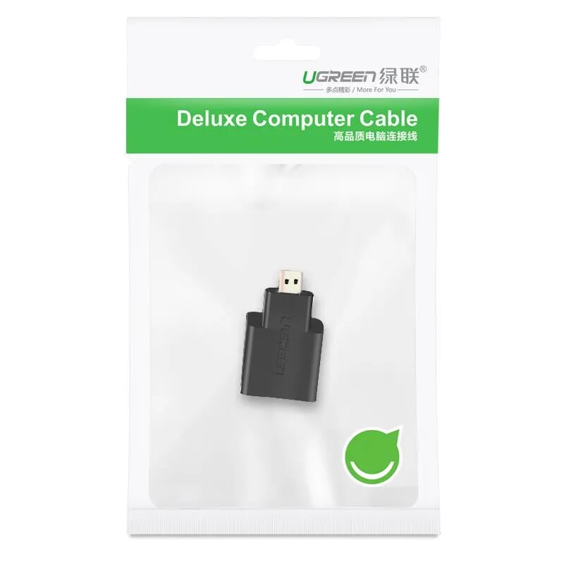 Ugreen 20106 Màu Đen Đầu chuyển đổi Micro HDMI sang HDMI 20106