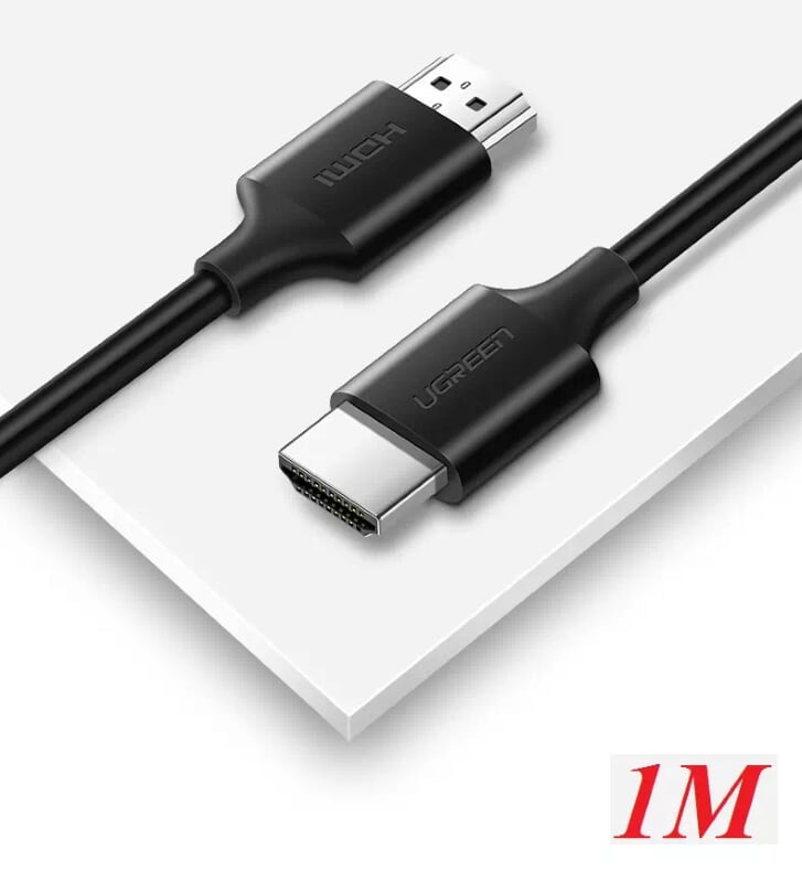 Ugreen 60174 1M màu đen Cáp tín hiệu HDMI 2.0 hỗ trợ 4K2K Đồng 100% HD134