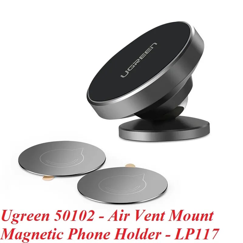 Ugreen 50102 Màu Xám Giá đỡ điện thoại từ tính trên ô tô LP117