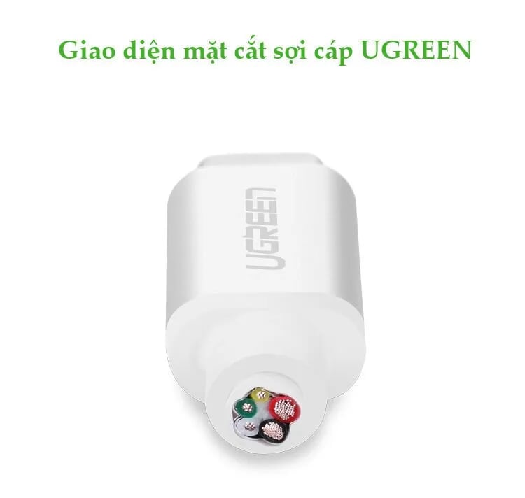 Ugreen 10679 1.5M màu Trắng Cáp USB Type C 3.1 đầu nhôm US161