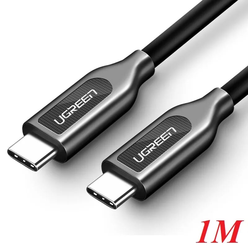 Ugreen 50230 1M màu Đen Dây USB Type-C sang USB Type-C US266