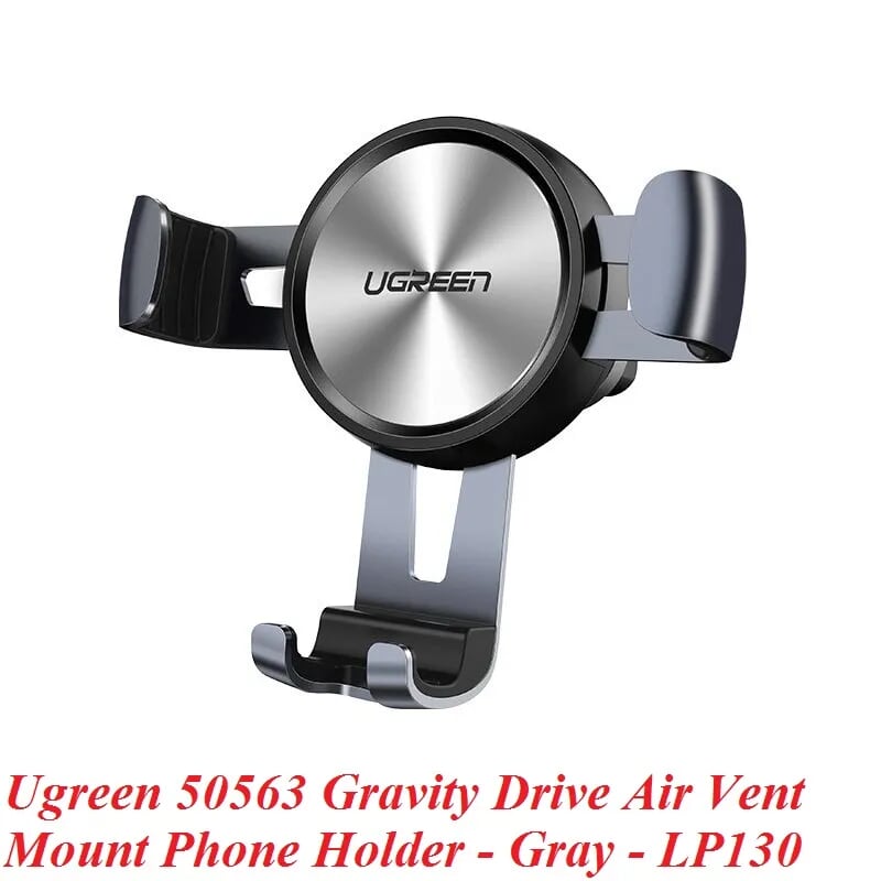 Ugreen 50564 Gravity Drive Air Vent Mount Phone Holder Gray LP130