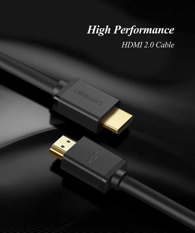 Ugreen 60820 1.5M 1.4 cáp Hdmi thuần đồng màu đen 19+1 HD104