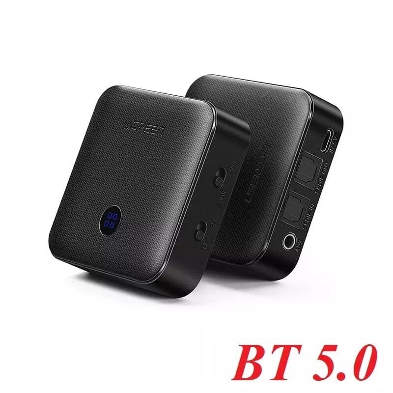 Ugreen 50958 BT 5.0 màu Đen Bộ thu phát Bluetooth đa năng CM144