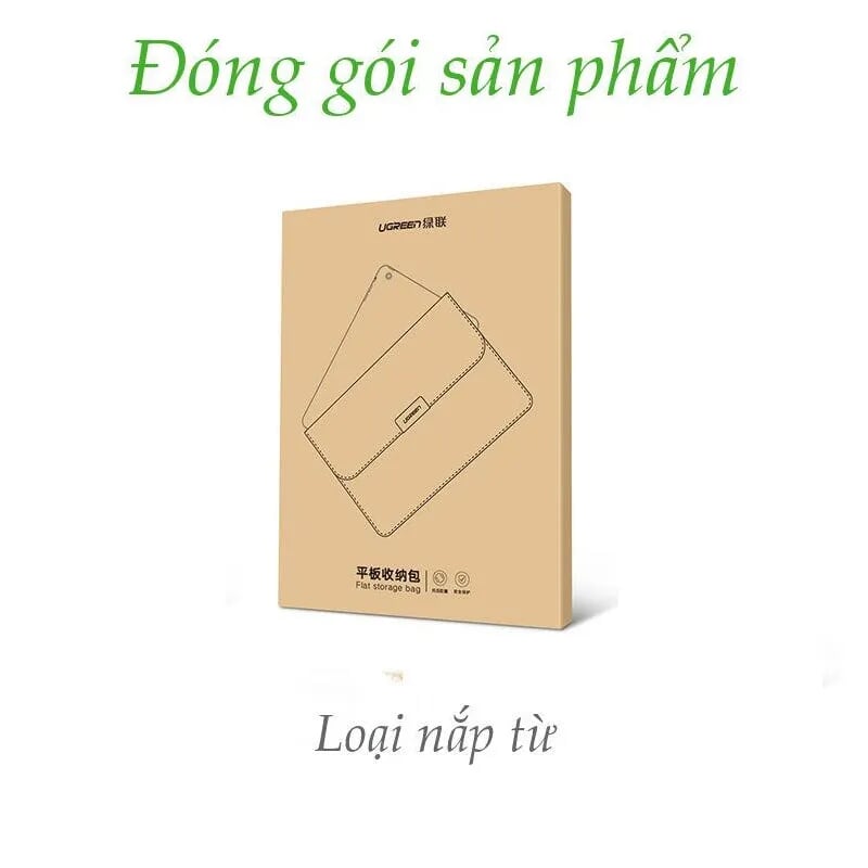 Ugreen 60983 9.7 inches áo chống sốc màu xám dùng cho apple ipad và tablet 60983