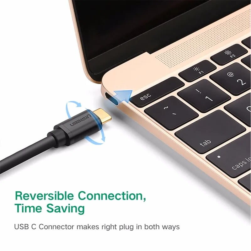 Ugreen 30934 1M cáp USB type C ra USB 3.0 sạc nhanh 3A và truyền dữ liệu 5gbps US184