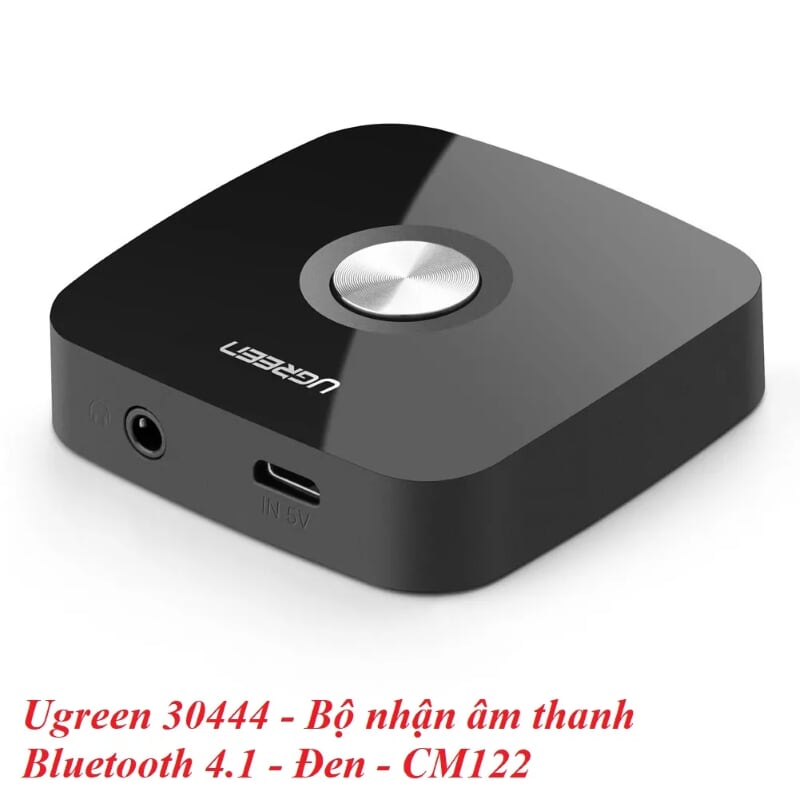 Ugreen 30444 BT 4.1 màu Đen Bộ nhận âm thanh Bluetooth chuẩn 3.5mm CM122