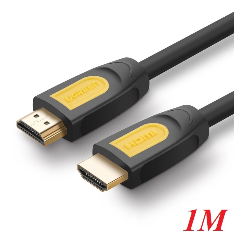 Ugreen 10115 1M màu Vàng Cáp tín hiệu HDMI chuẩn 1.4 hỗ trợ phân giải 4K * 2K HD101