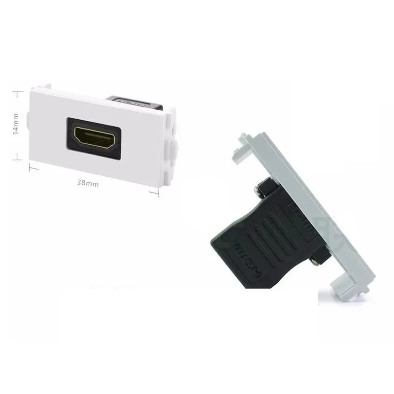 Ugreen 20317 Màu Đen Mặt nạ HDMI âm tường cao cấp MM113