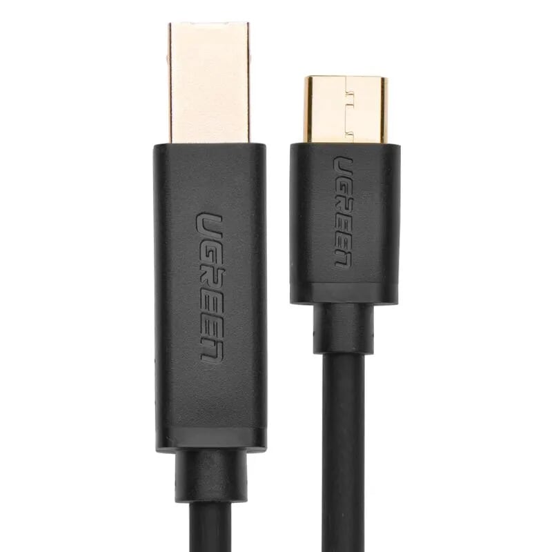 Ugreen 30179 1M màu đenDây USB Type-C sang USB 2.0 đầu mạ vàng US152