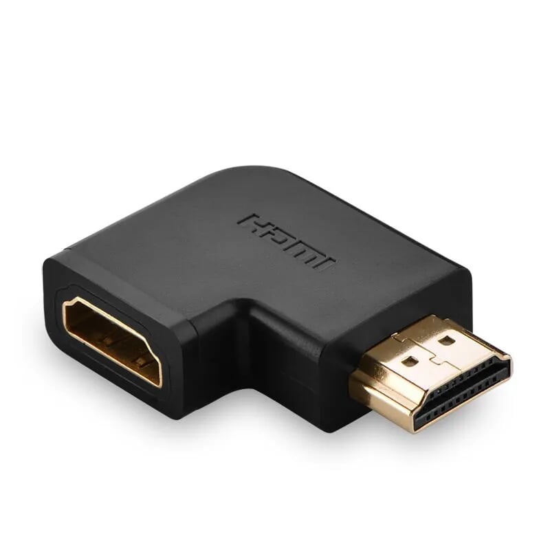 Ugreen 20111 Màu Đen Đầu nối dài HDMI gập sang trái 90 độ HD112