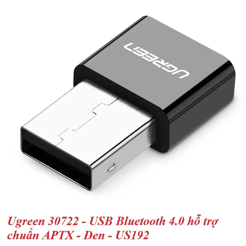 Ugreen 30722 BT 4.0 màu Đen USB nhận Bluetooth hô trợ APTX CM109