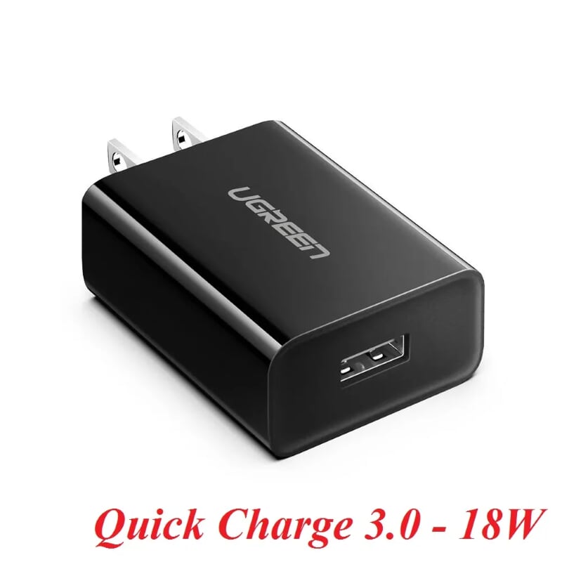 Ugreen 60495 18W Quick Charge 3.0 củ sạc nhanh cổng USB CD122