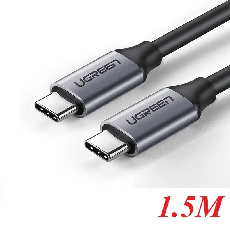 Ugreen 50751 1.5M màu xám Dây USB Type-C US161