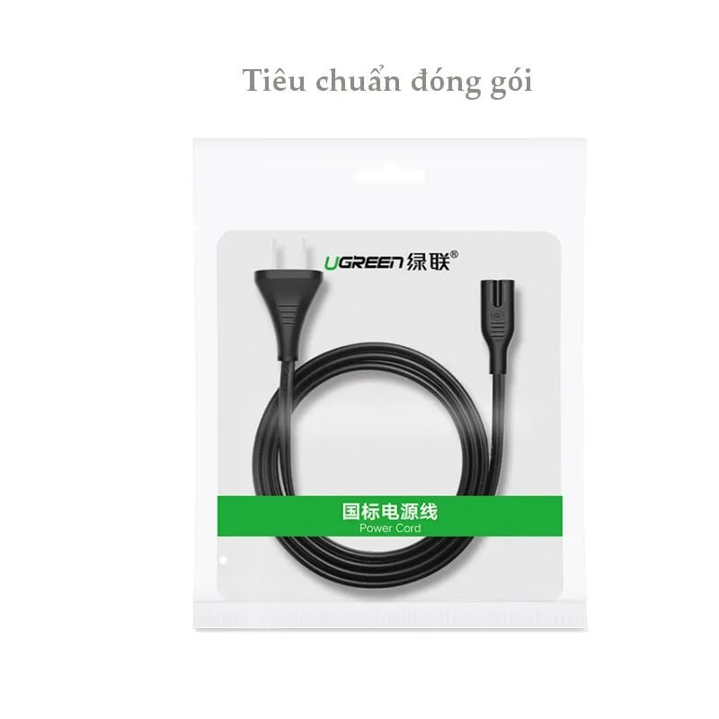 Ugreen 40312 1m dây nguồn số 8 dùng cho adapter sạc laptop CD159