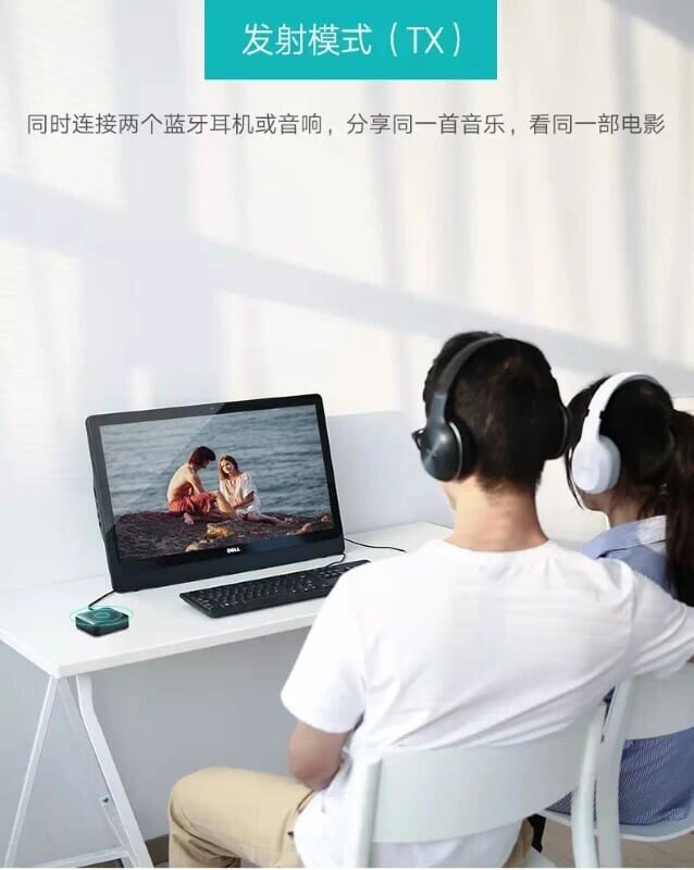 Ugreen 50958 BT 5.0 màu Đen Bộ thu phát Bluetooth đa năng CM144