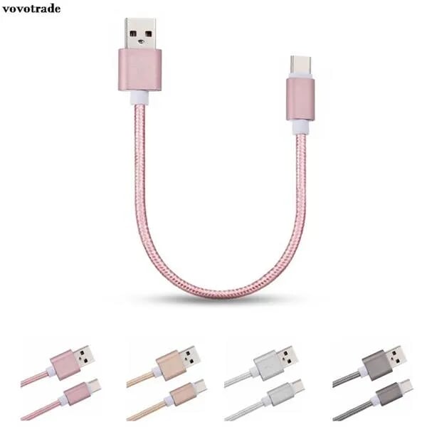 Ugreen 20865 0.5M màu Hồng Dây USB 2.0 sang Type-C đầu nhôm dây bọc vinyl US174