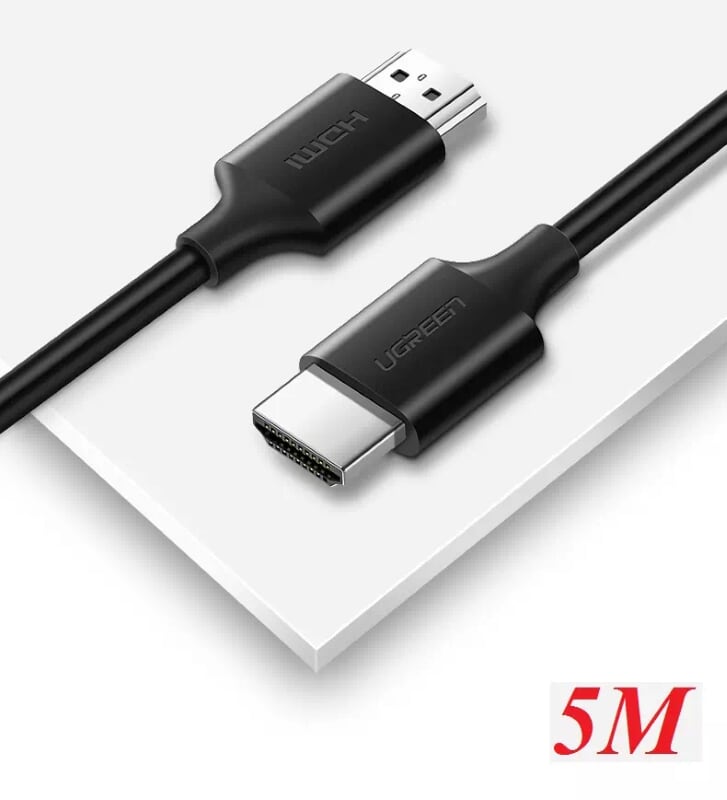 Ugreen 60177 5M màu đen Cáp tín hiệu HDMI 2.0 hỗ trợ 4K2K Đồng 100% HD134