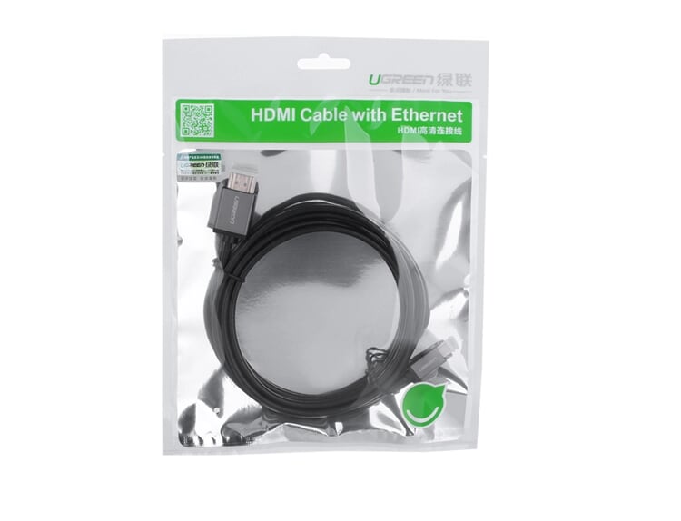 Ugreen 30145 1.5M màu Đen Cáp chuyển đổi Micro HDMI sang HDMI thuần đồng cao cấp HD109