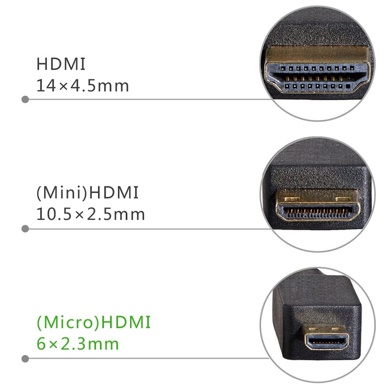 Ugreen 30102 1.5M màu Đen Cáp chuyển đổi Micro HDMI sang HDMI thuần đồng HD127