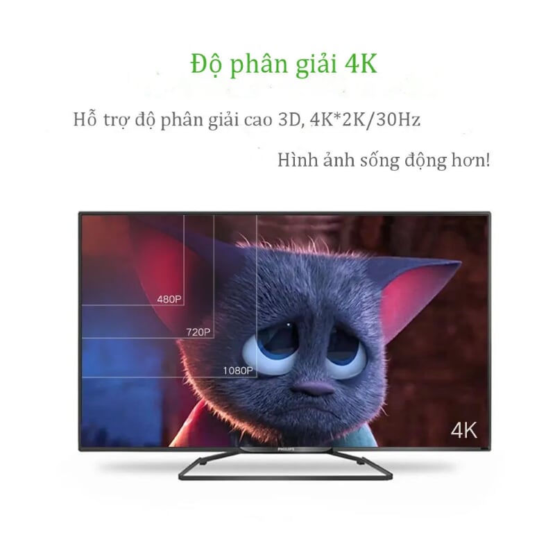 Ugreen 30355 30CM màu Đen Bộ chuyển Micro HDMI sang HDMI + VGA kèm cổng âm thanh MM115