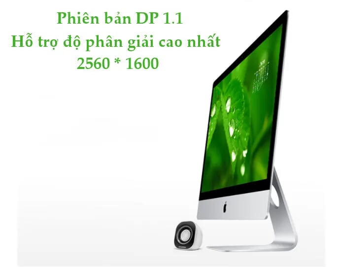 Ugreen 10429 2M màu Trắng Cáp Mini Displayport 2 đầu cao cấp MD111