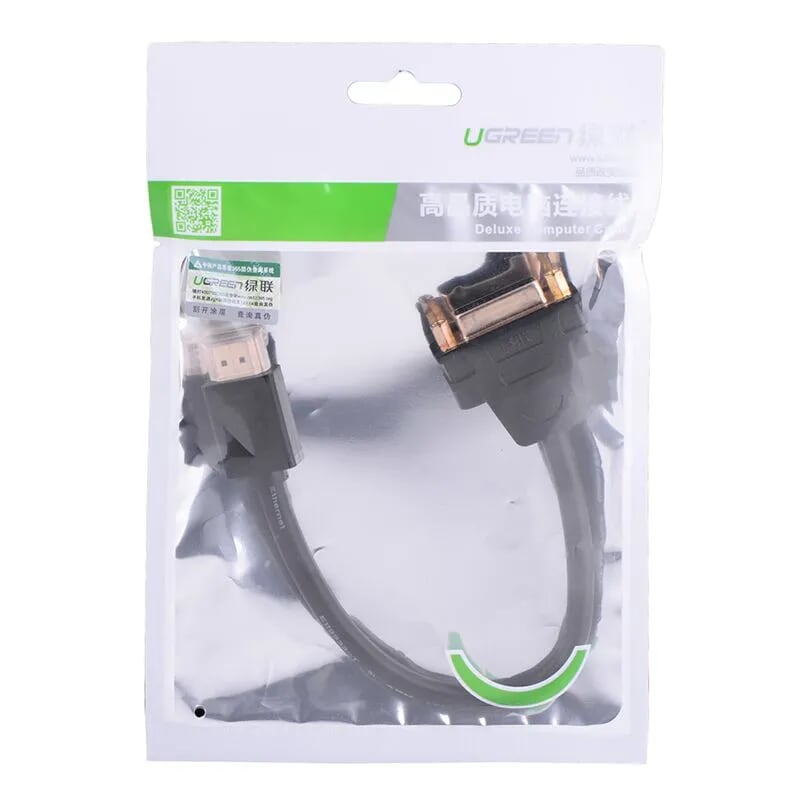 Ugreen 20136 Màu Đen Đầu chuyển đổi HDMI sang DVI 24+5 âm 20136