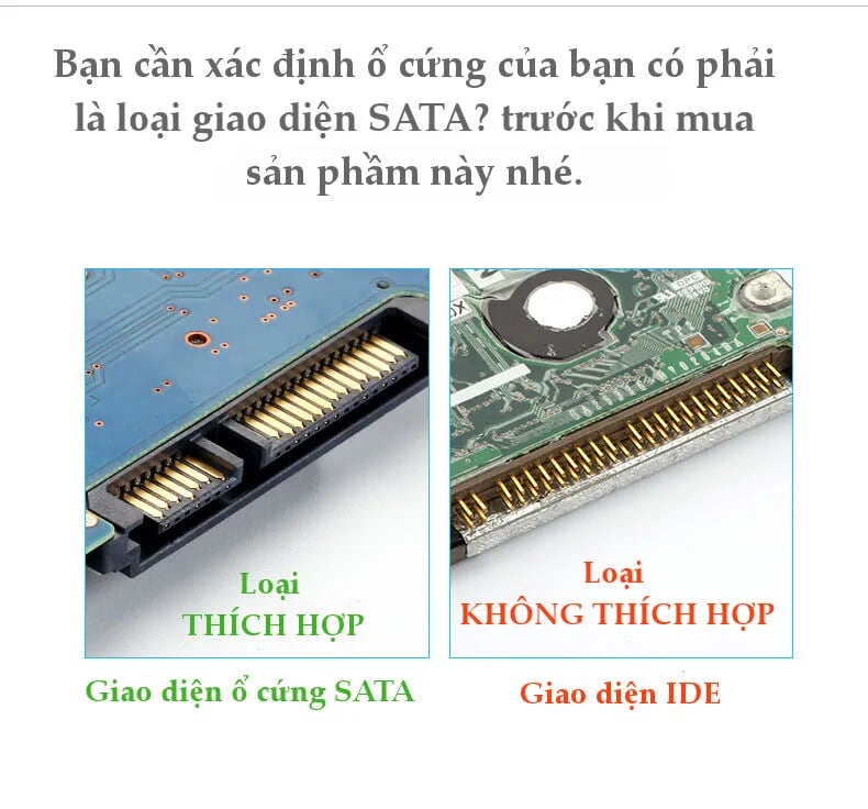 Ugreen 30848 30CM màu Đen Hộp đựng ổ cứng 2.5 chuẩn SATA US221