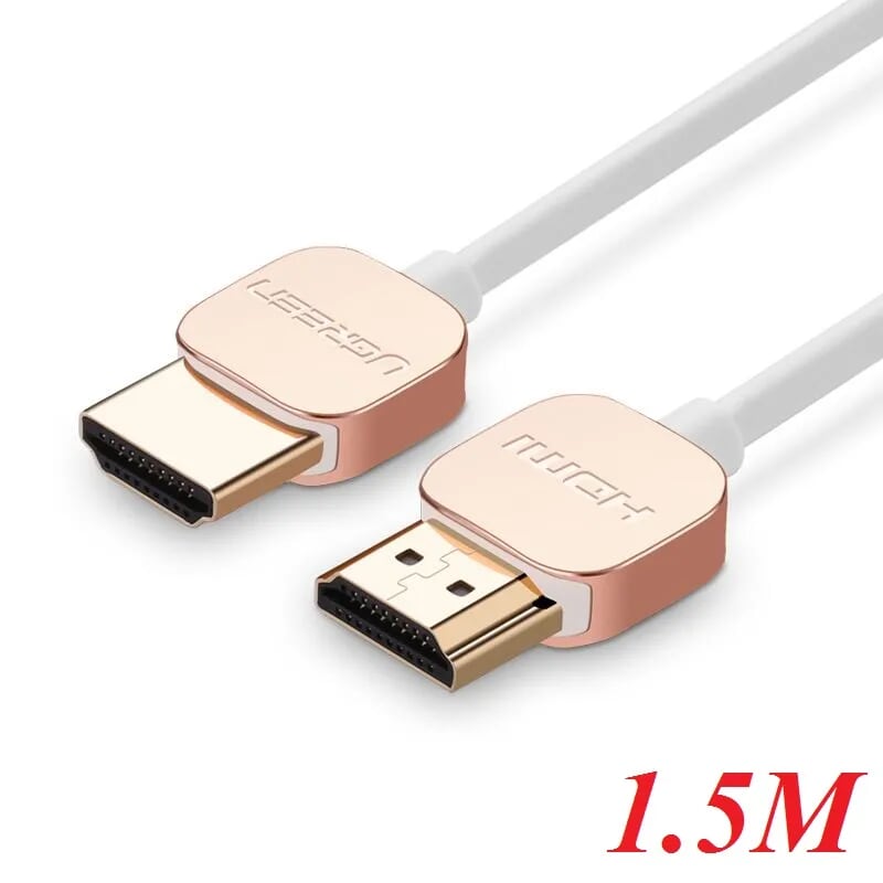 Ugreen 10475 1.5M Hdmi Cable Ultra Slim Version 2.0 19+1 HD117