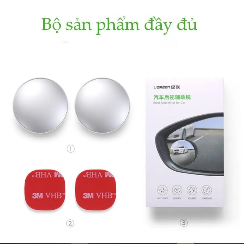 Ugreen 60971 Gương cầu phụ cho xe hơi LP194