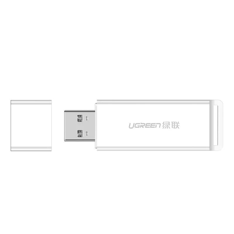 Ugreen 40753 Màu Trắng Đầu đọc thẻ nhớ USB 3.0 sang SD TF cao cấp CM104