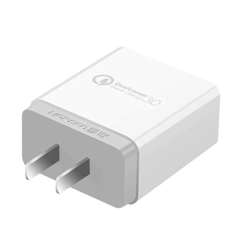 Ugreen 40711 18W màu Trắng Củ sạc nhanh cổng USB chuẩn QC 3.0 CD122