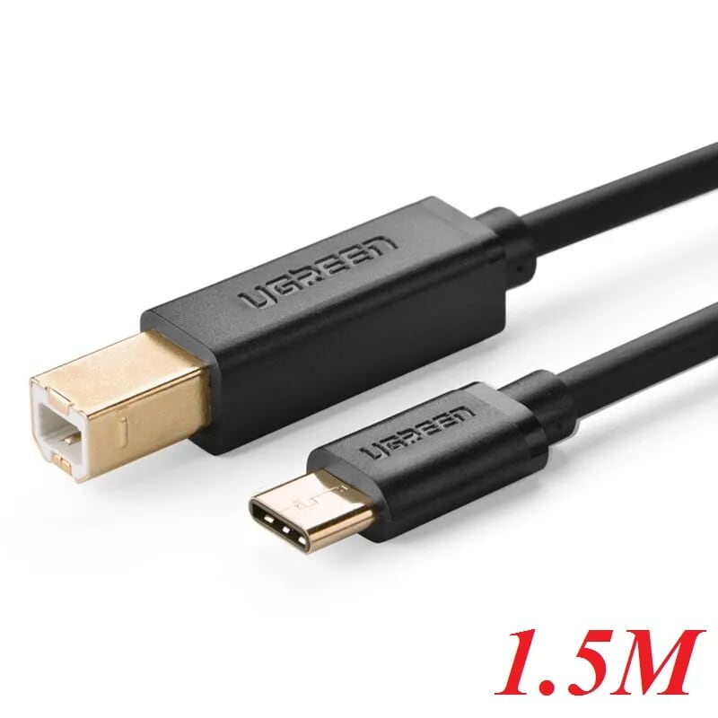 Ugreen 30180 1.5M màu đen Dây USB Type-C sang USB 2.0 mạ vàng US152