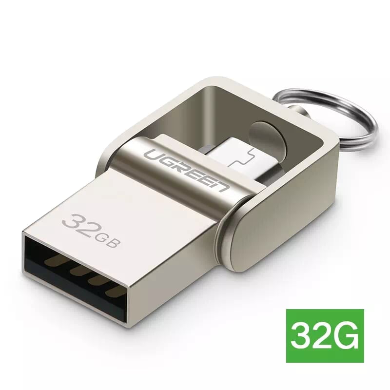 Ugreen 30432 32GB USB 2.0 + MICRO USB hỗ trợ OTG cao cấp US179