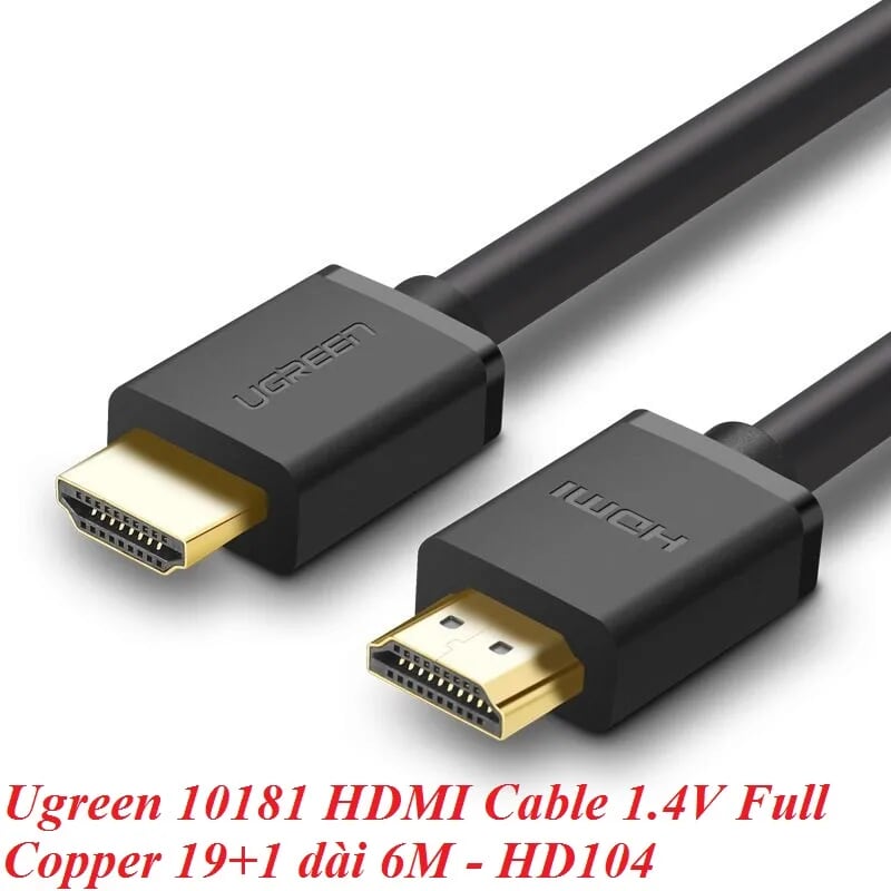 Ugreen 10181 6M Hdmi Cable 1.4V Full Copper 19+1 HD104