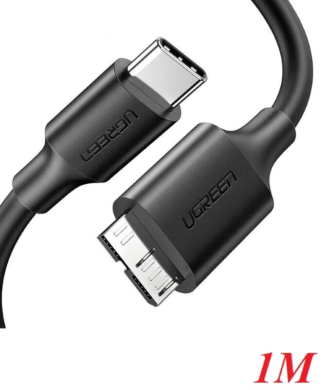 Ugreen 20103 1M màu đen Dây USB 3.0 sang USB-C US312