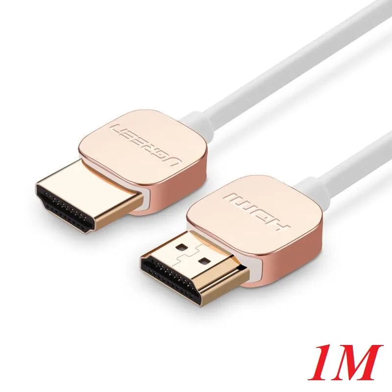 Ugreen 10474 1M Hdmi Cable Ultra Slim Version 2.0 19+1 HD117