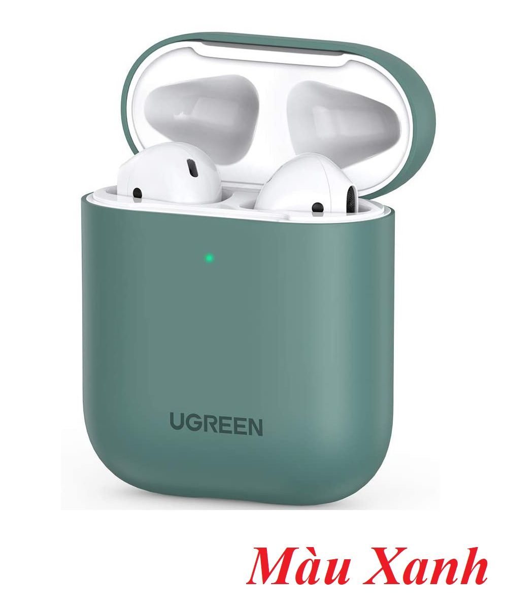 Ugreen 80480 Protective case for AirPods 1 2 Midnight Green LP367