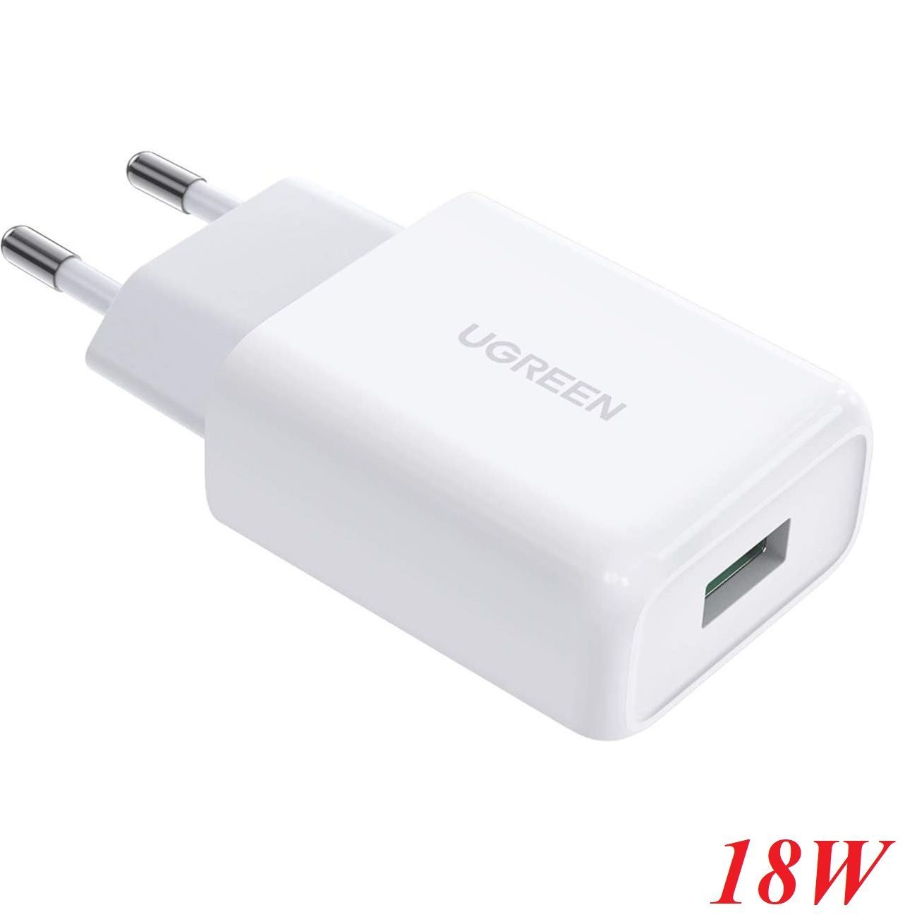 Ugreen 10133 USB A QC 3.0 18W Charger EU White CD122