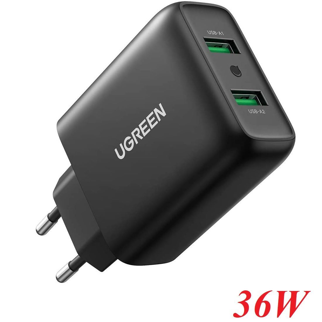 Ugreen 10216 USB Fast Charger EU Black CD161