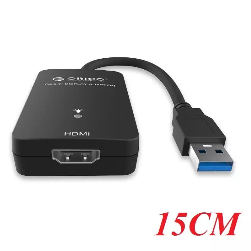 Orico Du3H-Bk Cáp Chuyển Usb 3.0 Sang Hdmi Đen 15Cm - Usb 3.0 Hdmi External Graphics Card - 97091