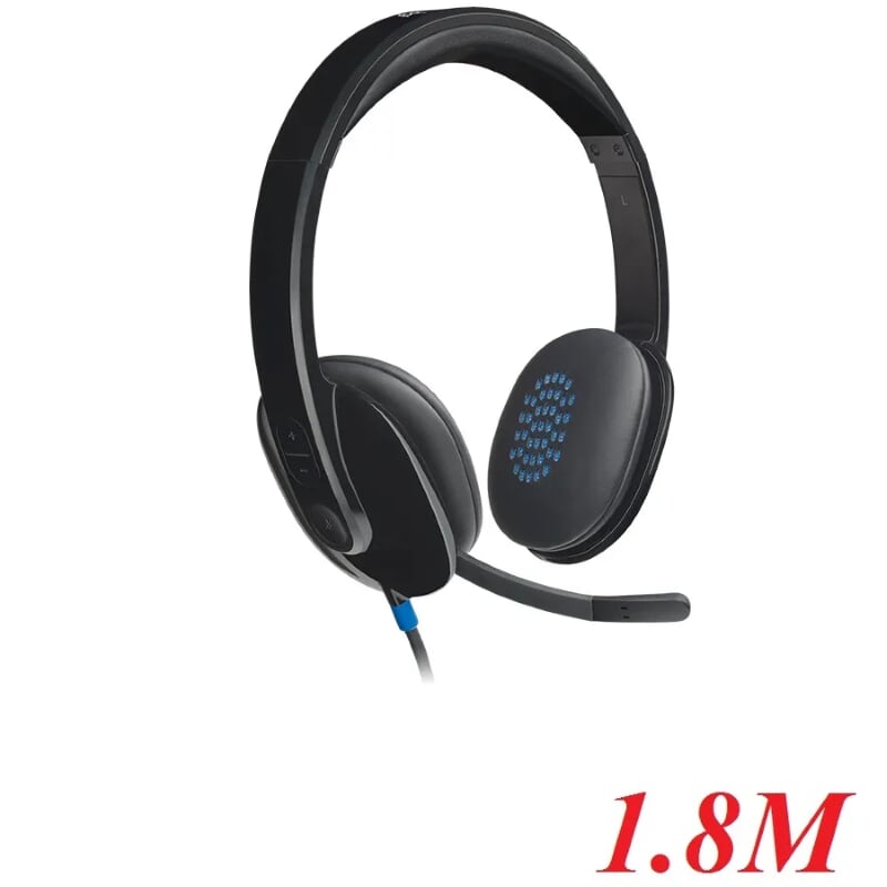 Logitech H540 tai nghe vi tính giắc cắm usb 1.8m 96232