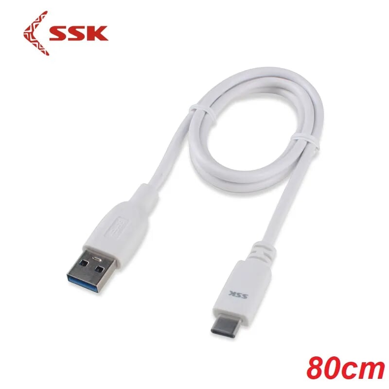 SSK UC-CA-982 80cm Màu Trắng Cáp chuyển đổi Usb Type-C ra USB 3.0 0.8m 95072