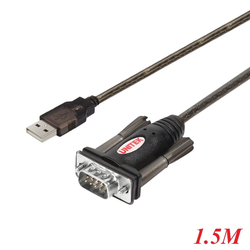 Unitek 97686 Y-108 1.5M Cáp chuyển Usb 2.0 sang Rs232 chống nhiễu