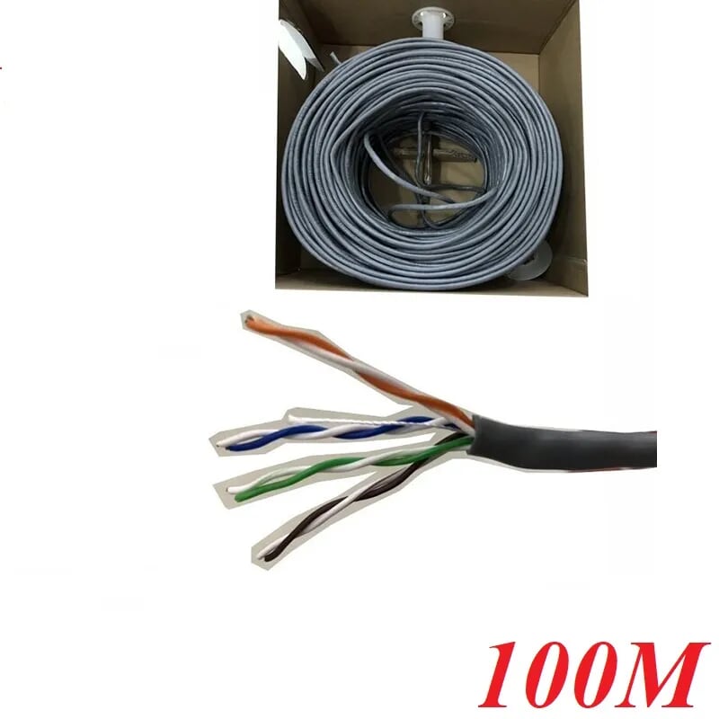Unitek 96736 Y-C874GY 100M Màu Xám Cable Utp Cat 5E 0.48Bc Od 5.0Mm 100M