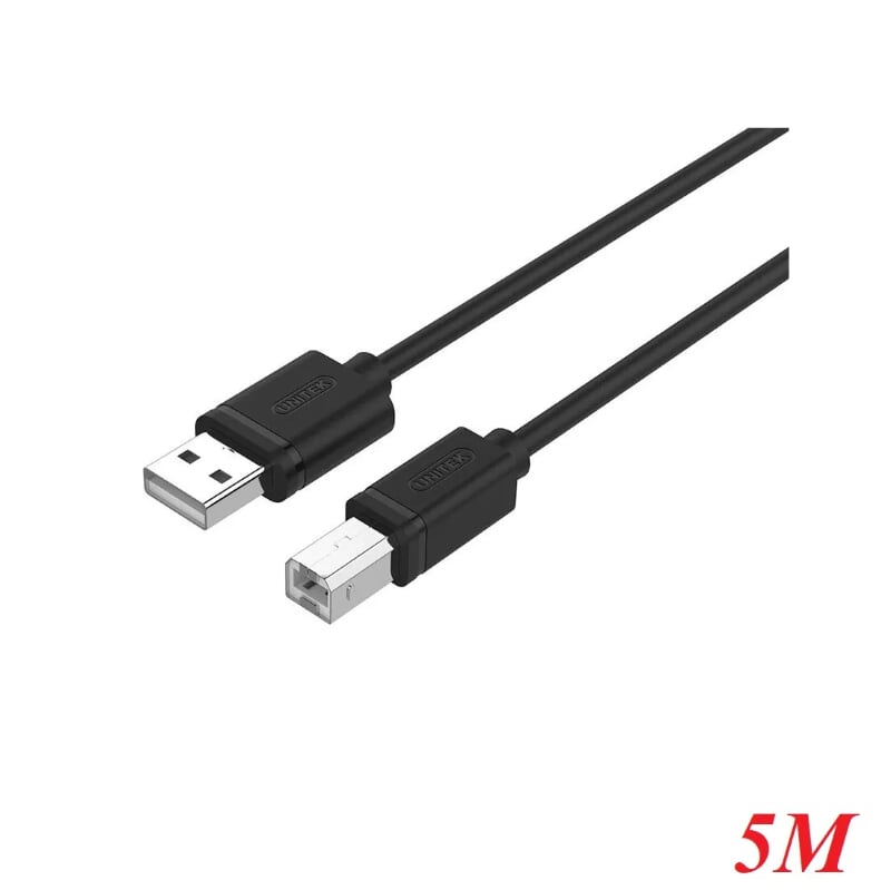 Unitek 95989 Y-C421GBK 5M Màu Đen Cáp Usb In 2.0