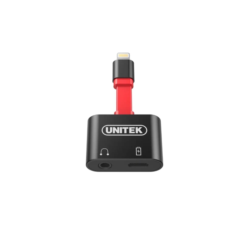 Unitek 96209 M1103A Màu Đen Cáp chuyển Lightning sang giắc 3.5Mm + Sạc